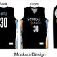 CA Storm Game Uniform Kit Black & Blue