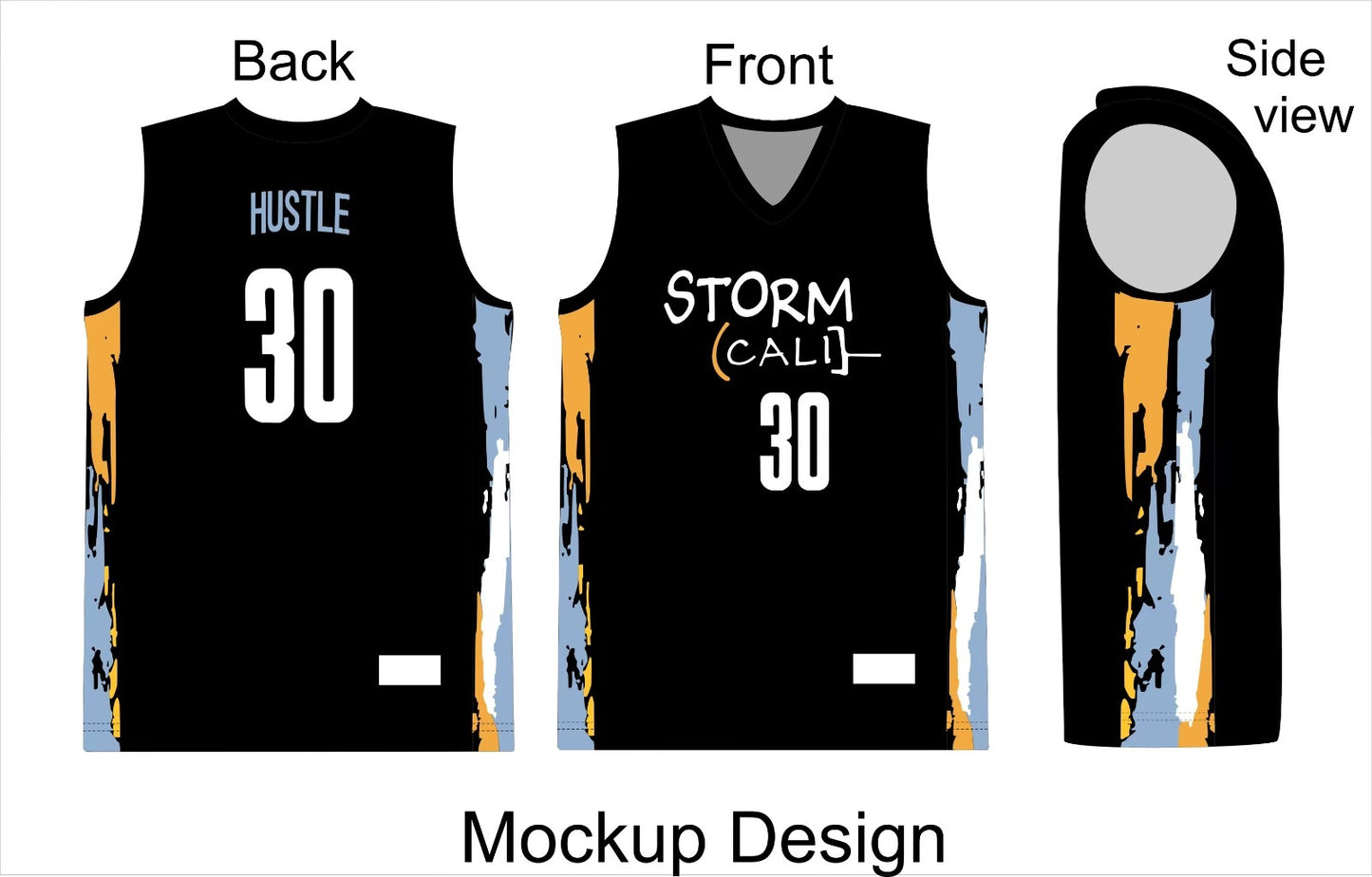 CA Storm Game Uniform Kit Black & Blue