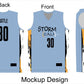 CA Storm Game Uniform Kit Black & Blue