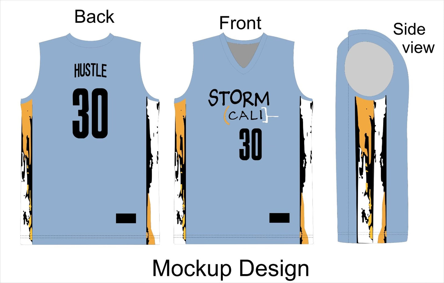 CA Storm Game Uniform Kit Black & Blue